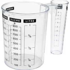 Básculas, Cronómetros Y Tazas Medidoras.>Jarra Medidora Transparente