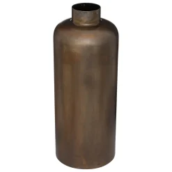 atmosphera Jarrones Y Vasos>Jarrón Antiq Dorado De Metal 61cm