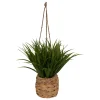 atmosphera Plantas Y Flores Artificiales|Estilo Étnico>Jarrón colgante con planta artificial HERBE MODA