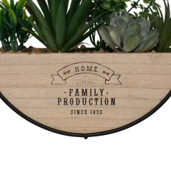 atmosphera Plantas Y Flores Artificiales>Jarrón colgante con planta artificial KRIST 20cm