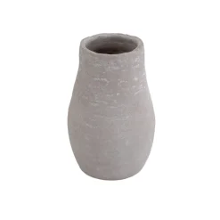 Jarrones Y Vasos>Jarrón Craft Rústico Gris 20Cm