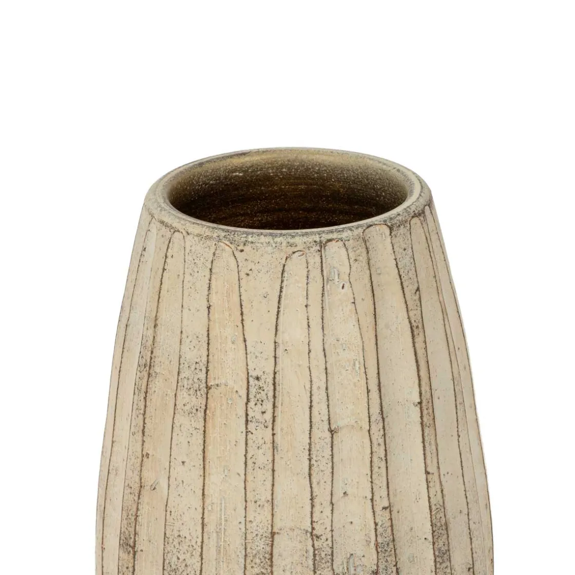 Jarrones Y Vasos>Jarrón De Cerámica Álamo Gris 30cm