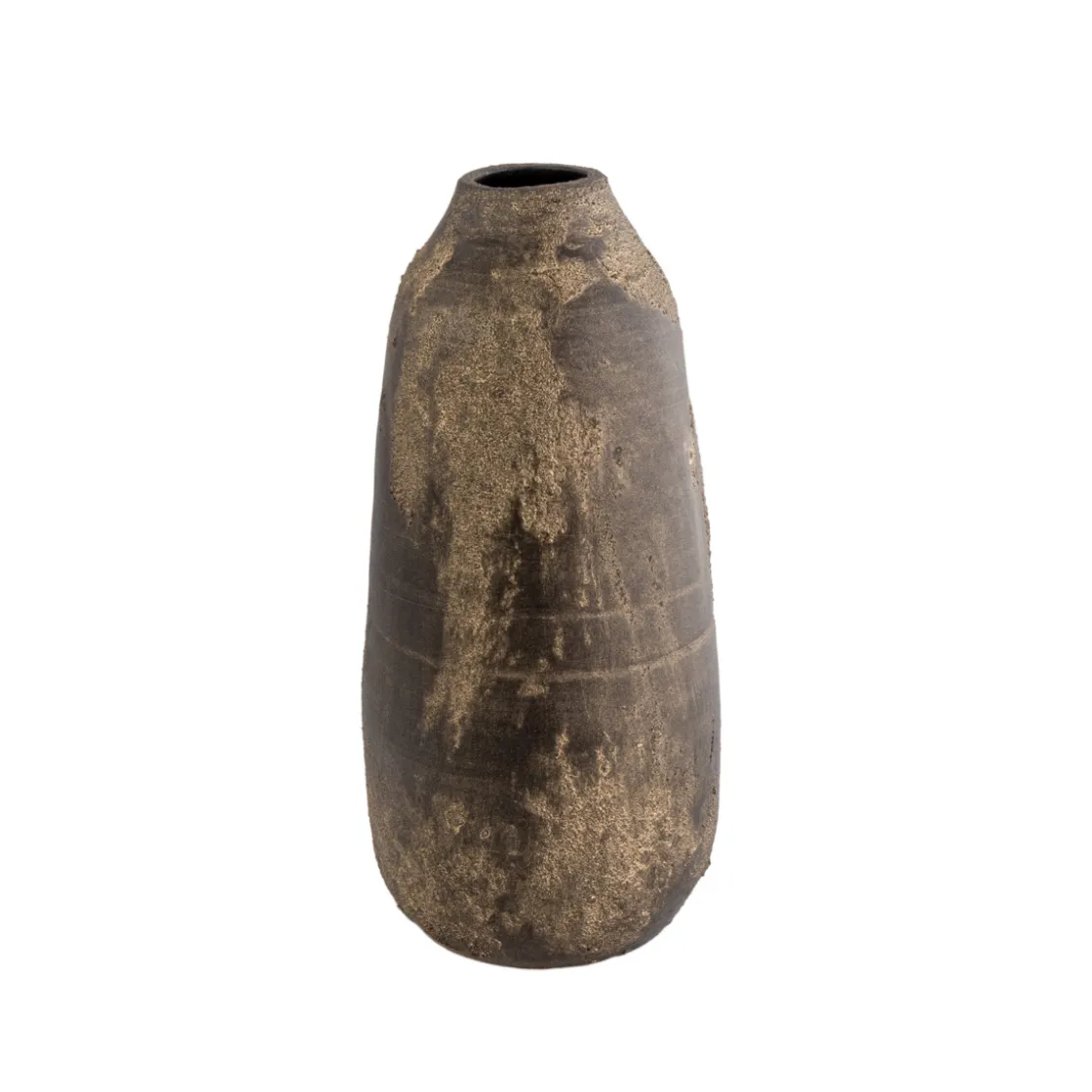 Jarrones Y Vasos>Jarrón De Cerámica Rustic Sand 40Cm