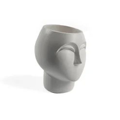 Jarrones Y Vasos|Estilo Contemporaneo>Jarrón Rostro De Mujer 19x19x20Cm