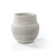 Jarrones Y Vasos|Estilo Rústico>Jarrón SABRE gris de barro 14cm