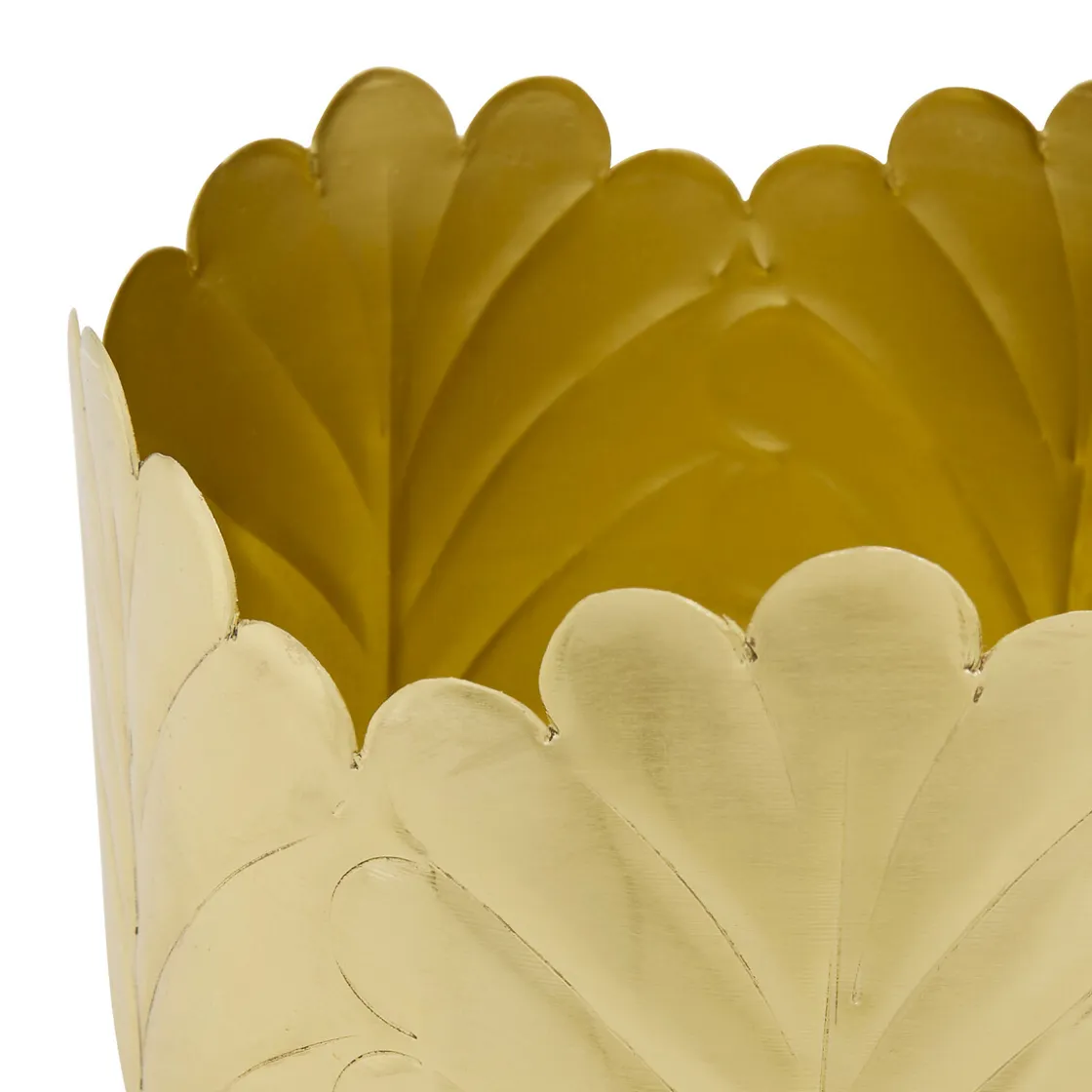 atmosphera Jarrones Y Vasos>Jarrón Tam. 1/2 BELLI dorado 14cm