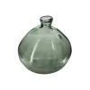 atmosphera Jarrones Y Vasos|Estilo Industrial>Jarrón Uly Verde Caqui De Vidrio Reciclado 22cm
