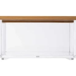 5five Accesorios De Lavabo>Joyero Acrílico Con Tapa De Bambú