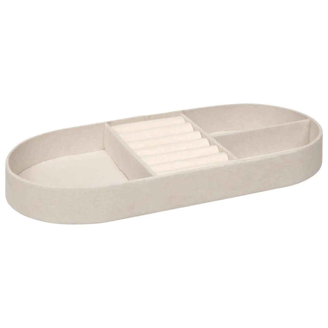 atmosphera Accesorios|Estilo Contemporaneo>Joyero Enya De Terciopelo Beige