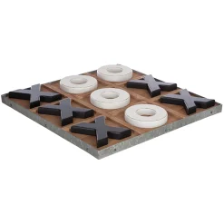 Accesorios|Estilo Rústico>Juego 3 En Raya Decorativo 35x35x2.9Cm