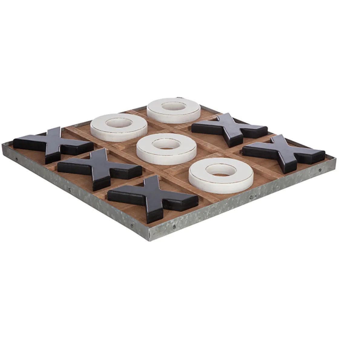 Accesorios|Estilo Rústico>Juego 3 En Raya Decorativo 35x35x2.9Cm