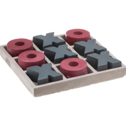 atmosphera Accesorios|Estilo Industrial>Juego 3 En Raya Tablero Decorativo De Cemento