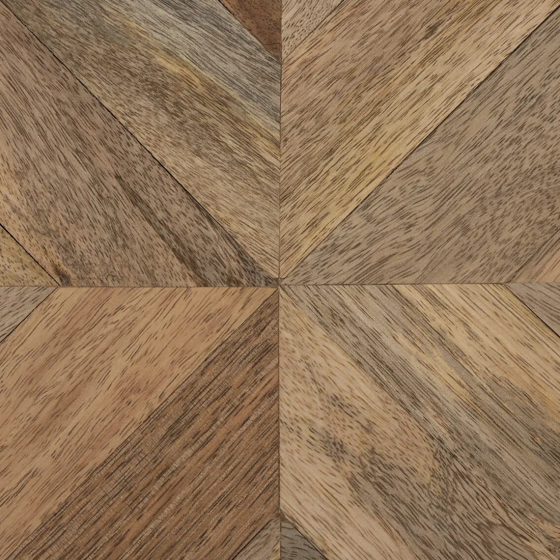 atmosphera Mesas Bajas Y Auxiliares|Estilo Industrial>Juego 2 Mesas Auxiliares De Madera 51Cm