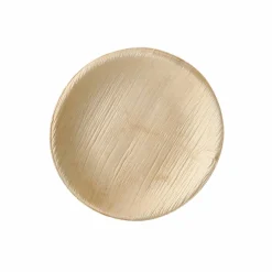 Desechables>Juego 10 Platos Red. Hoja De Palma 15Cm