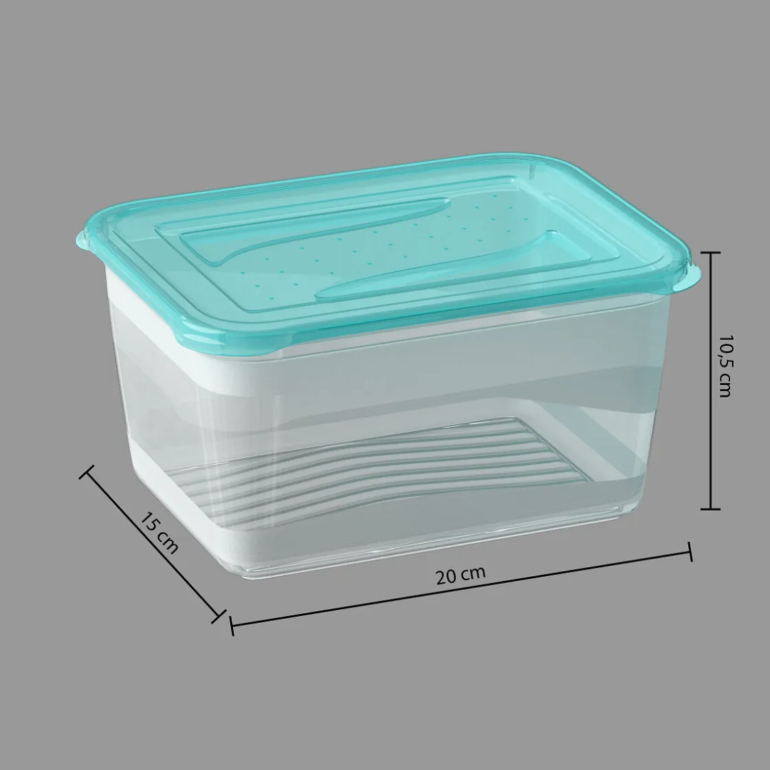 secret d'gourmet Tapas Y Cubiertas>Juego 2 Recipientes C/Tapa Azul 2L