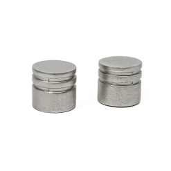 atmosphera Varillas Y Accesorios>Juego 2 Remates D20 Plateados