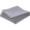 Manteles, Servilletas Y Manteles Individuales>Juego 4 Servilletas Grises De Tela 40x40Cm