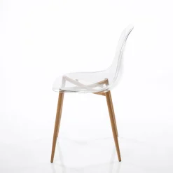 Sillas, Sillones Y Bancos>Juego 2 sillas transparentes VANITY