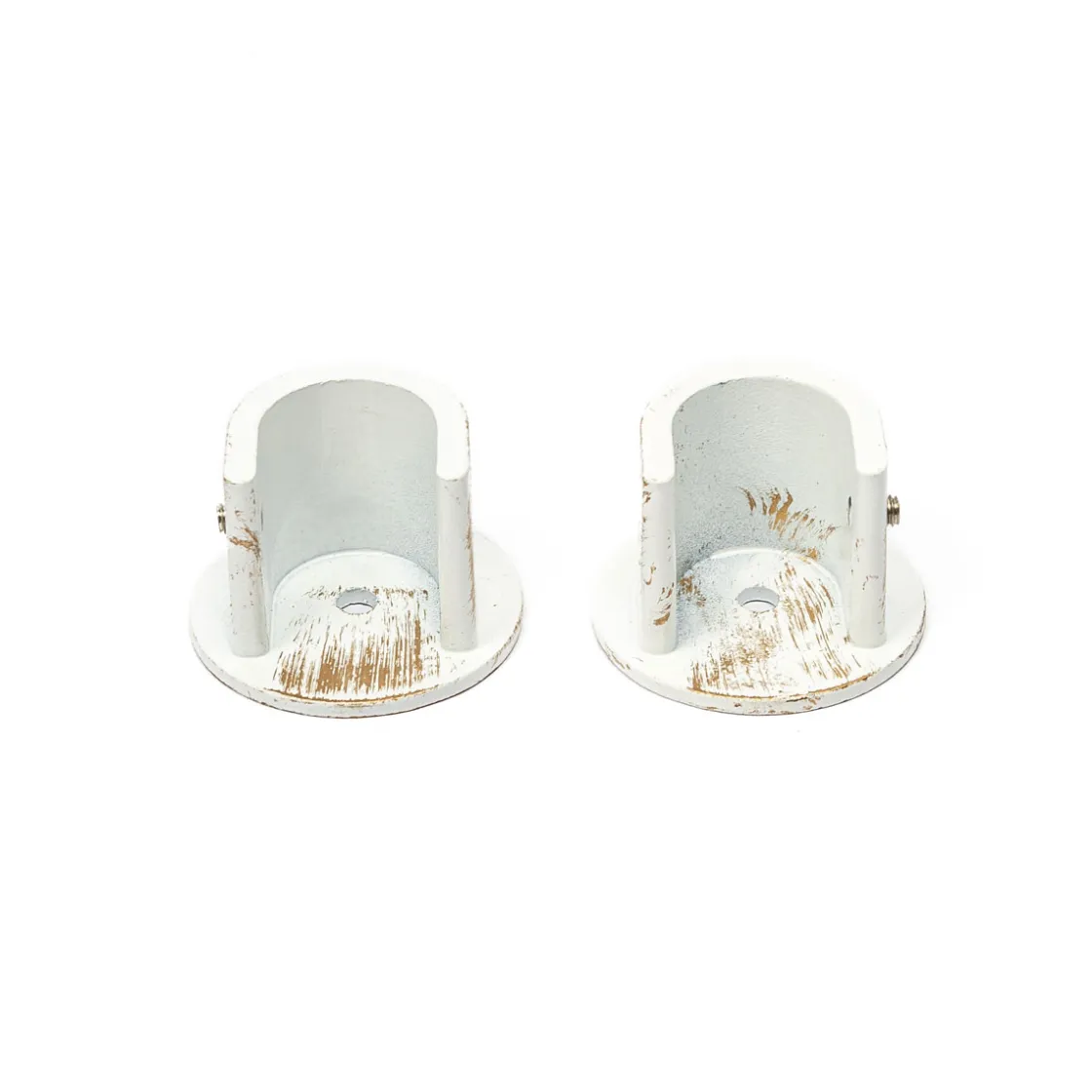 Varillas Y Accesorios>Juego 2 Soportes De Pared D20 Blanco
