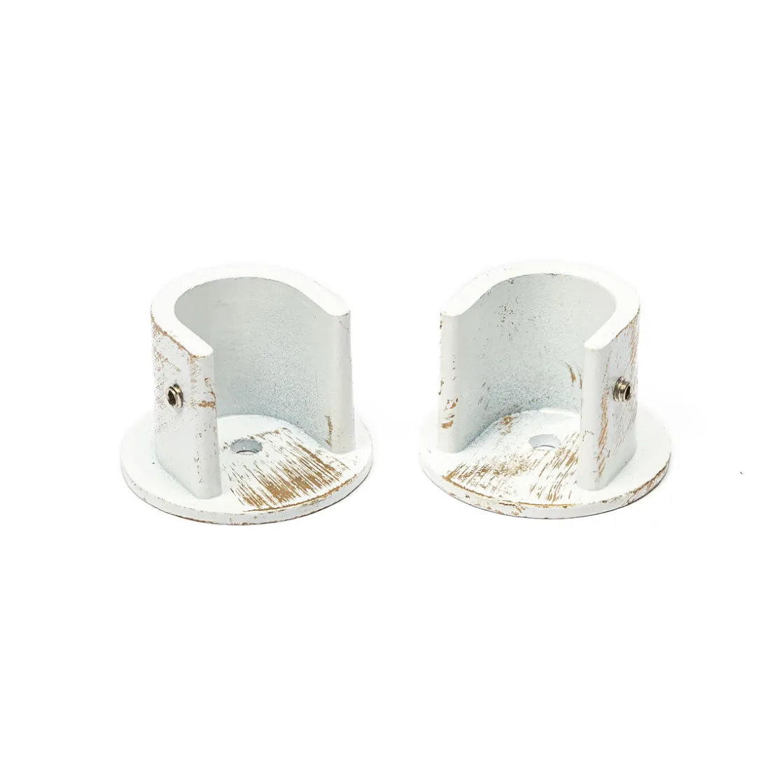 Varillas Y Accesorios>Juego 2 Soportes De Pared D20 Blanco