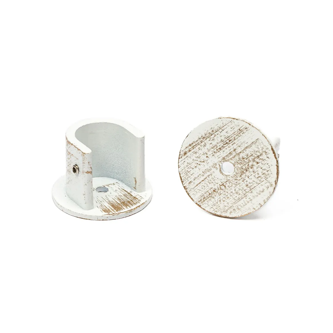 Varillas Y Accesorios>Juego 2 Soportes De Pared D20 Blanco
