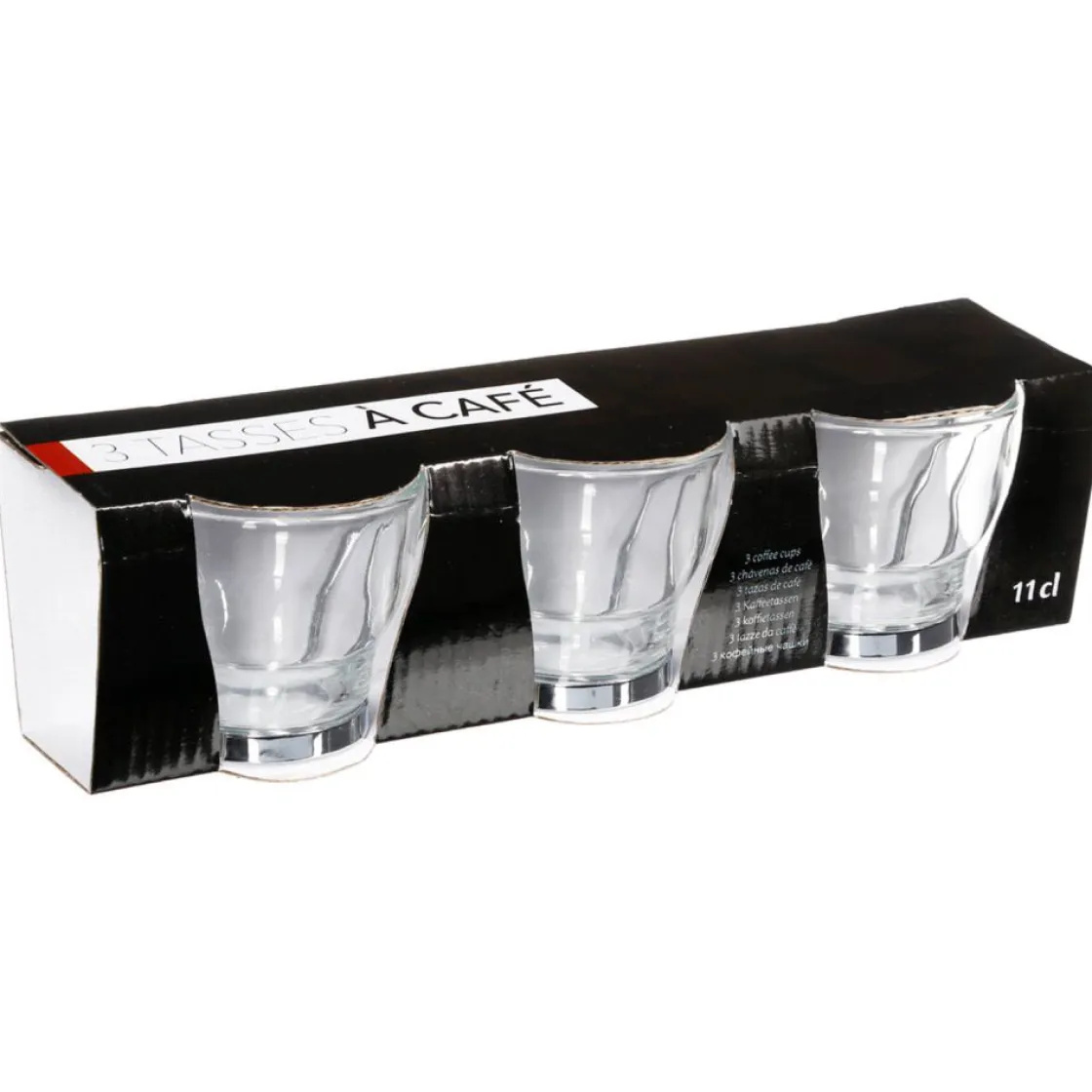 secret d'gourmet Tazas Y Tazones>Juego 3 Tazas De Café C/Mango Metal 11Cl