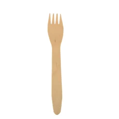 Desechables>Juego 10 Tenedores De Madera Ecológicos