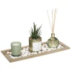 atmosphera Ambientadores|Estilo Rústico>Juego Aromático Jardín Verde 36x14x1.5Cm