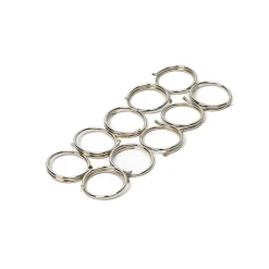 Varillas Y Accesorios>Juego De 10 Argollas Plateadas