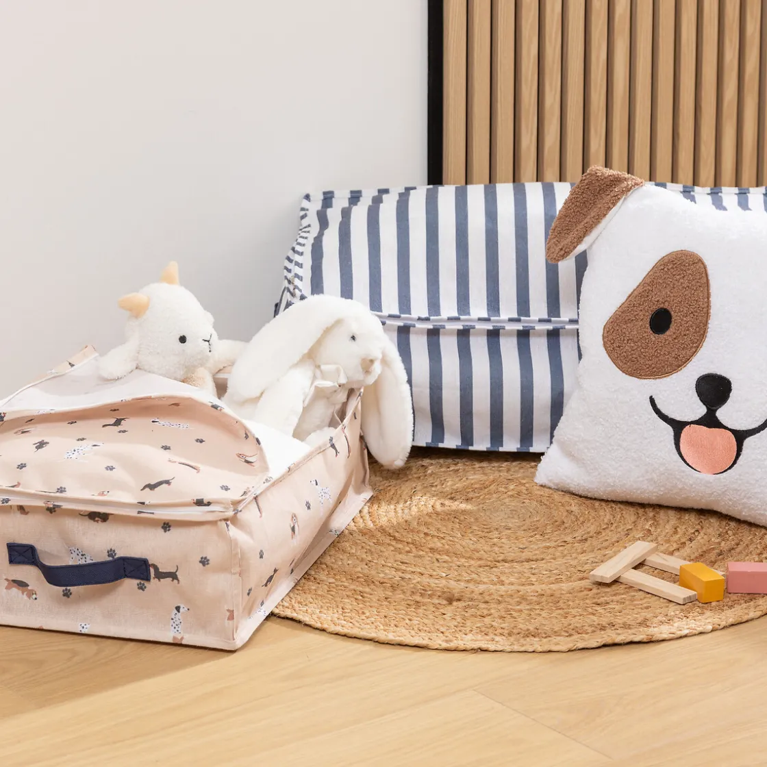 atmosphera4kids Almacenamiento>Juego de 2 cajas de almacenaje con cerradura