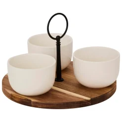5five Degustación>Juego de 3 cuencos para aperitivos ELEGANCE 19,5cm