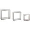 5five Armarios, Estantes Y Estanterías.>Juego De 3 Estantes Cubo Mdf 24/27/30Cm