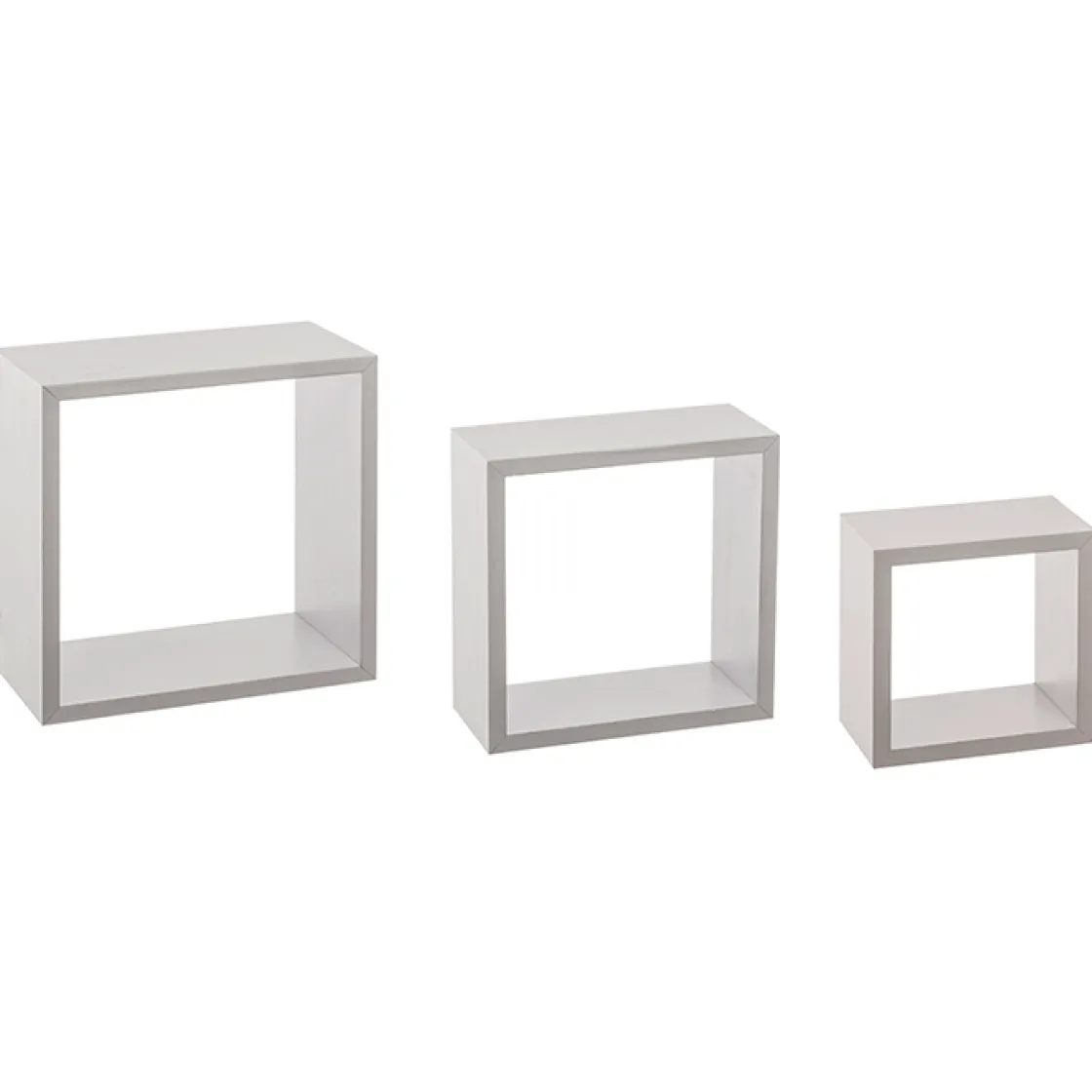 5five Armarios, Estantes Y Estanterías.>Juego De 3 Estantes Cubo Mdf 15/20/25Cm