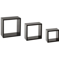 5five Armarios, Estantes Y Estanterías.>Juego De 3 Estantes Cubo Mdf 15/20/25Cm