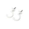 Varillas Y Accesorios>Juego De 2 Ganchos Blancos