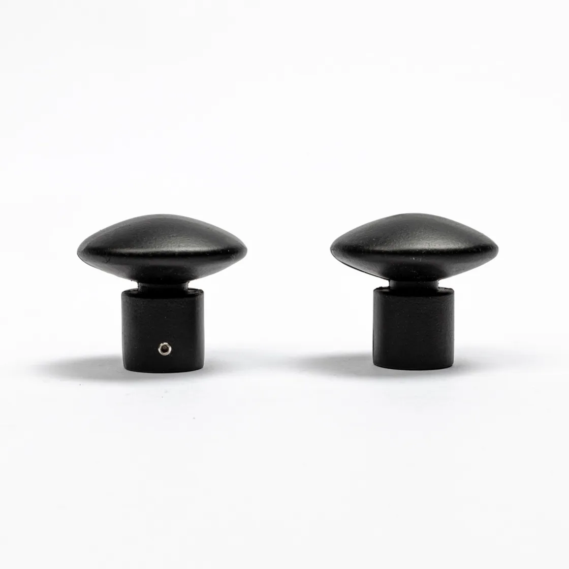 Varillas Y Accesorios>Juego De 2 Remates Champignon D20 Negro