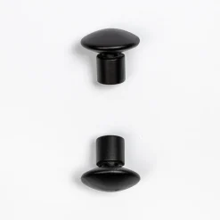 Varillas Y Accesorios>Juego De 2 Remates Champignon D20 Negro
