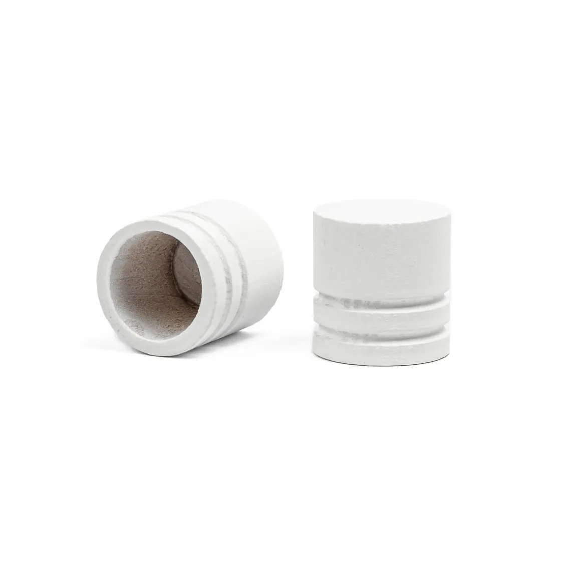 Varillas Y Accesorios>Juego De 2 Remates D28 Blanco