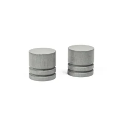 Varillas Y Accesorios>Juego De 2 Remates D28 Gris