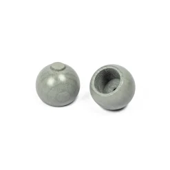Varillas Y Accesorios>Juego De 2 Remates De Bola D28 Gris