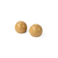 Varillas Y Accesorios>Juego De 2 Remates De Bola D28 Barniz