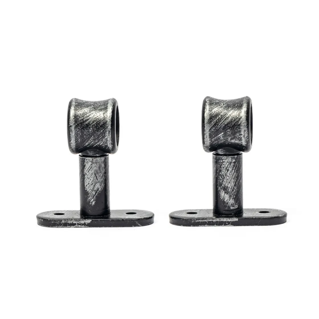 Varillas Y Accesorios>Juego De 2 Soportes D20 50Mm Negro