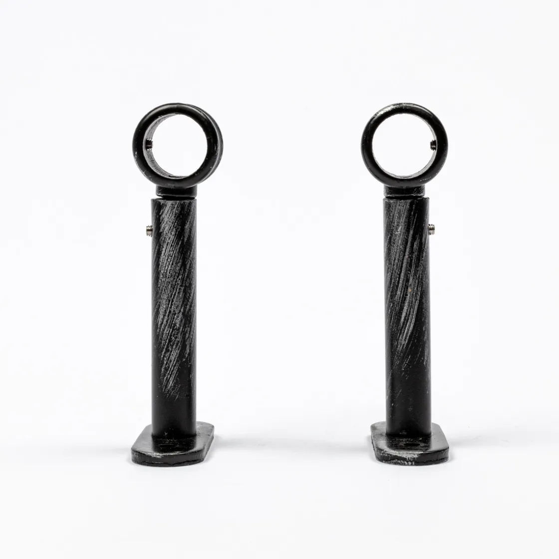 Varillas Y Accesorios>Juego De 2 Soportes D20 90Mm Negro/Plata