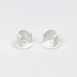 Varillas Y Accesorios>Juego De 2 Soportes De Pared D20 Blanco