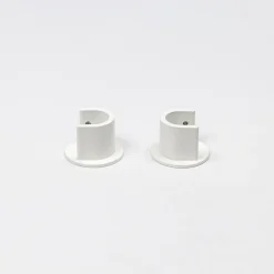 Varillas Y Accesorios>Juego De 2 Soportes De Pared D20 Blanco