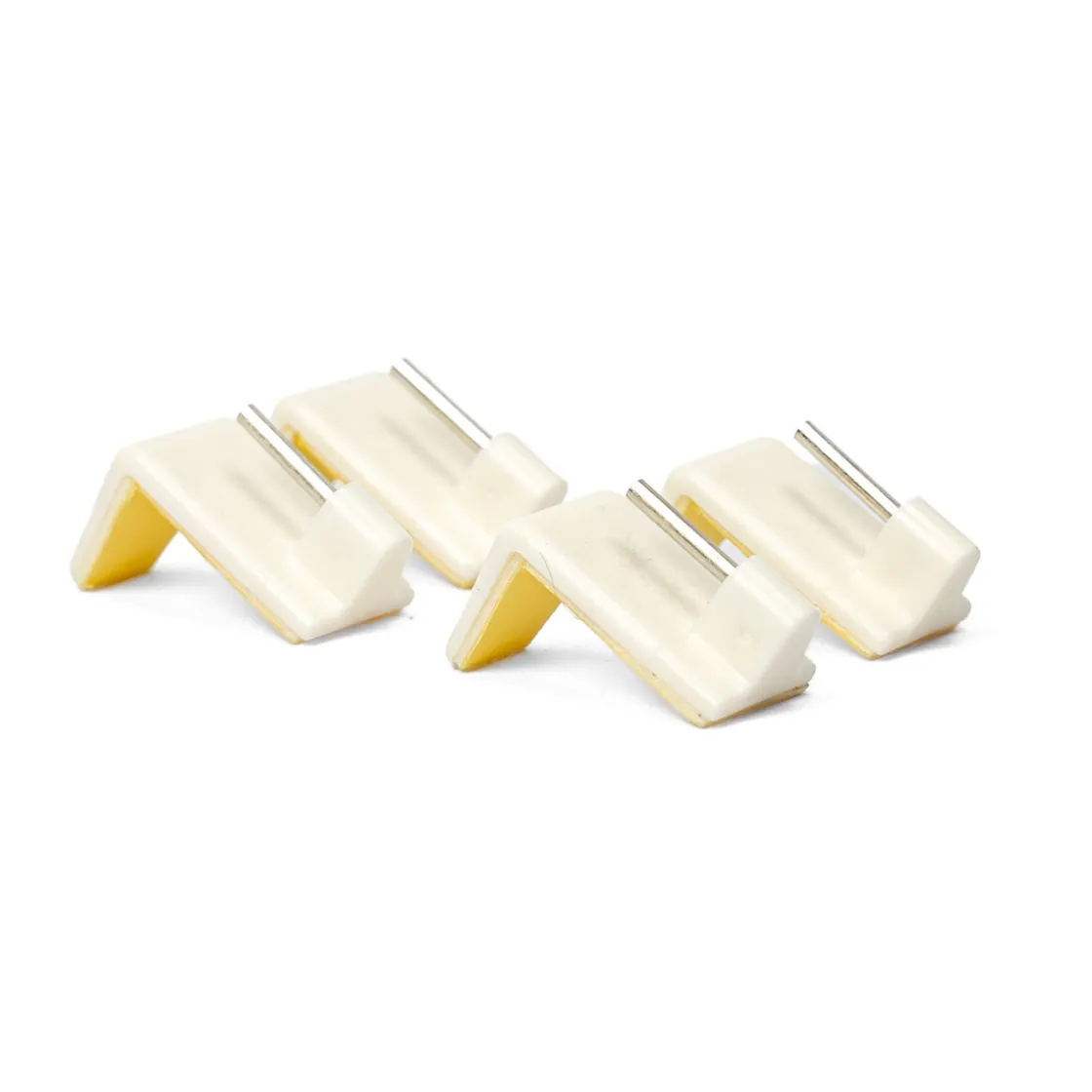 Varillas Y Accesorios>Juego De 4 Soportes Pvc Adhesivo