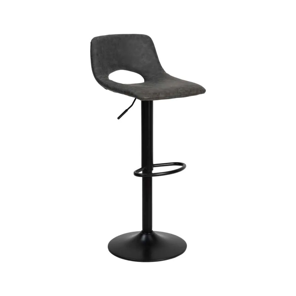 hôma Sillas, Sillones Y Bancos>Juego de 2 taburetes de bar JENKI gris oscuro reg.