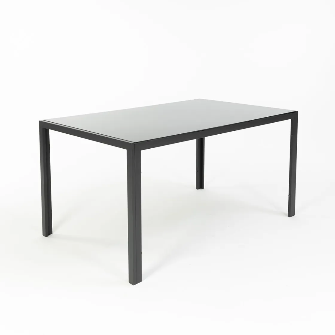 hespéride Mesas De Jardín>Juego de mesa con tablero de vidrio y 4 sillas