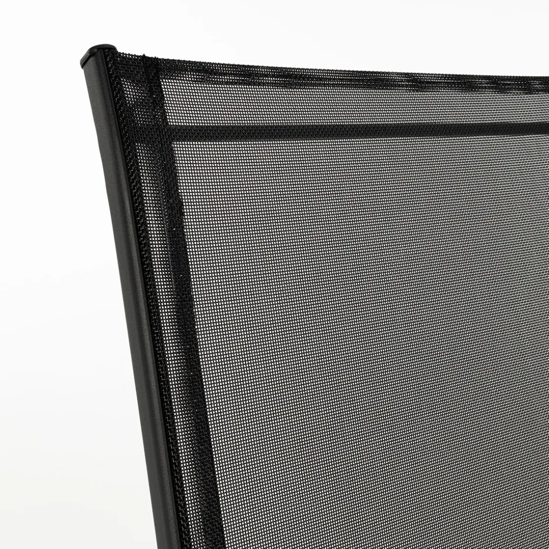hespéride Mesas De Jardín>Juego de mesa con tablero de vidrio y 4 sillas