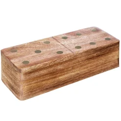 atmosphera Accesorios|Estilo Contemporaneo>Juego dominó con caja de madera mango